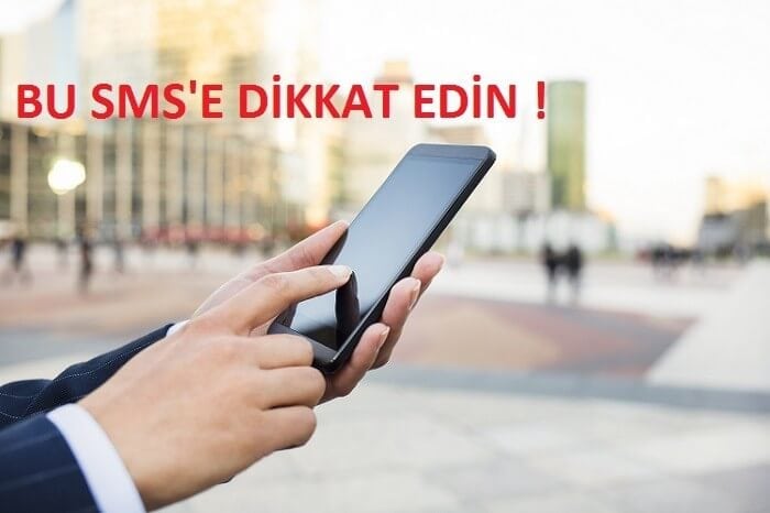 Bakanlık bu SMS’e dikkat diyor