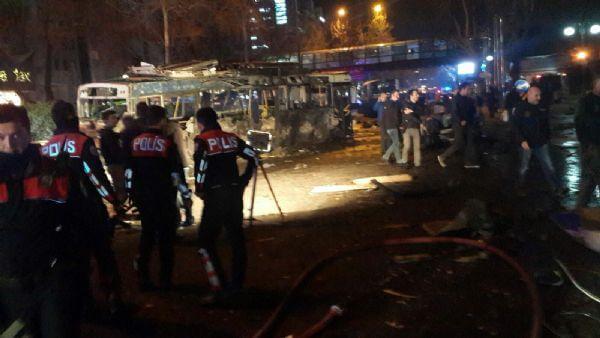 Ankara Kızılay’da bombalı saldırı: 37 ölü