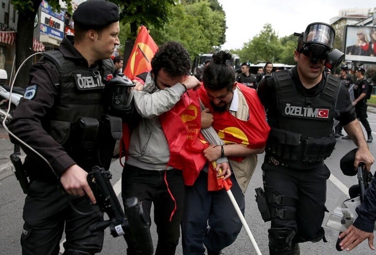 1 Mayıs Faturası: 208 Gözaltı