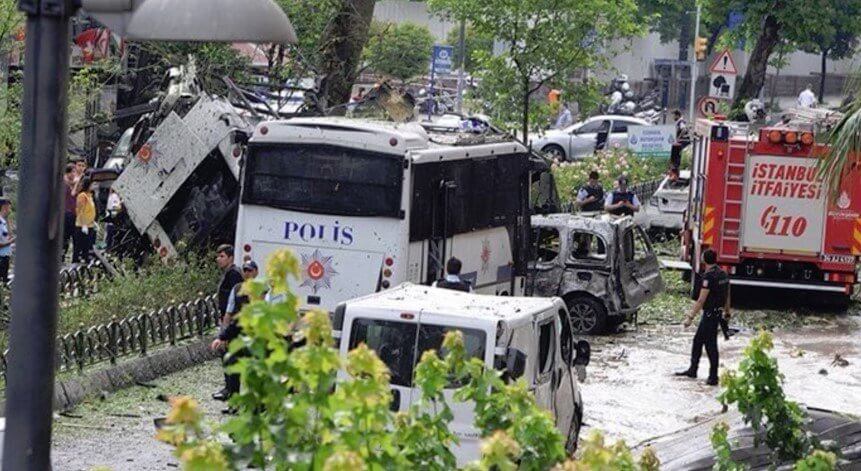 İstanbul’da bombalı saldırı: 6 şehit, 5 ölü