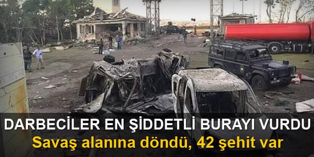 Savaş alanına döndü 42 şehit var