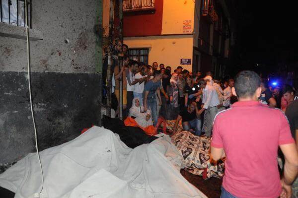 Gaziantep’te Terör: 30 Can Kaybı, 94 Yaralı