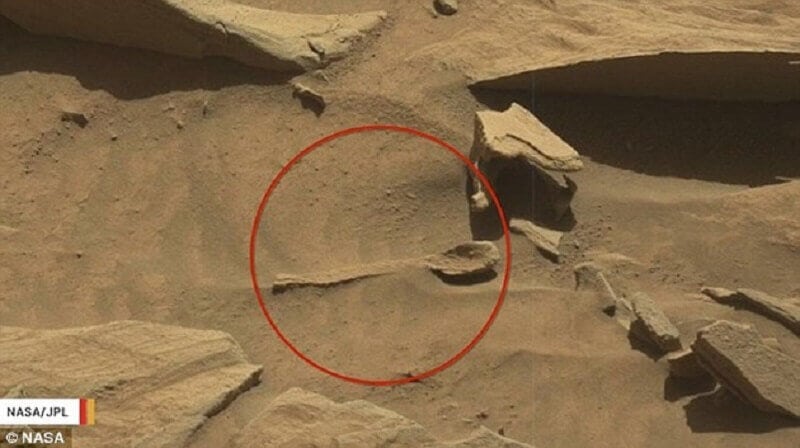 Mars’ta kaşık bulundu
