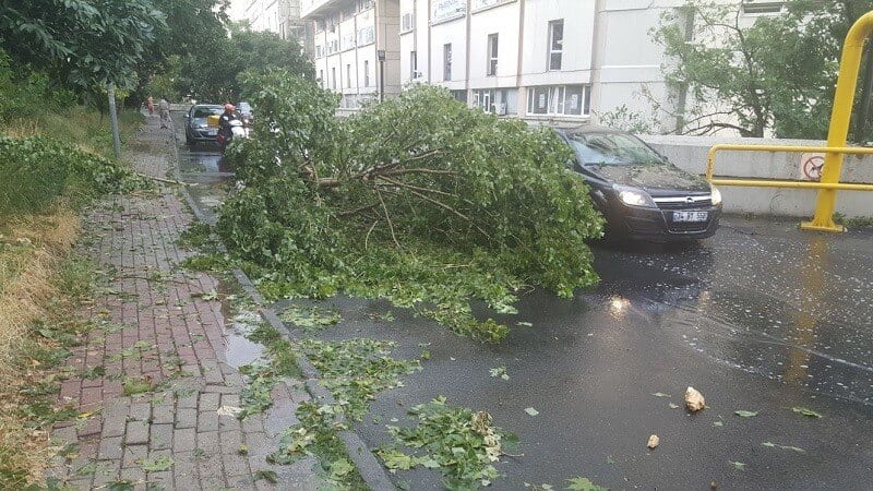 İstanbul sel görüntüleri