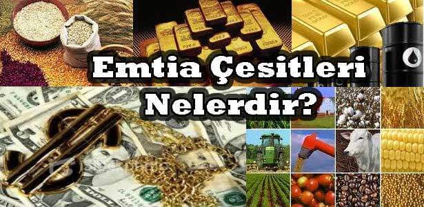Emtia Çeşitleri Nelerdir?