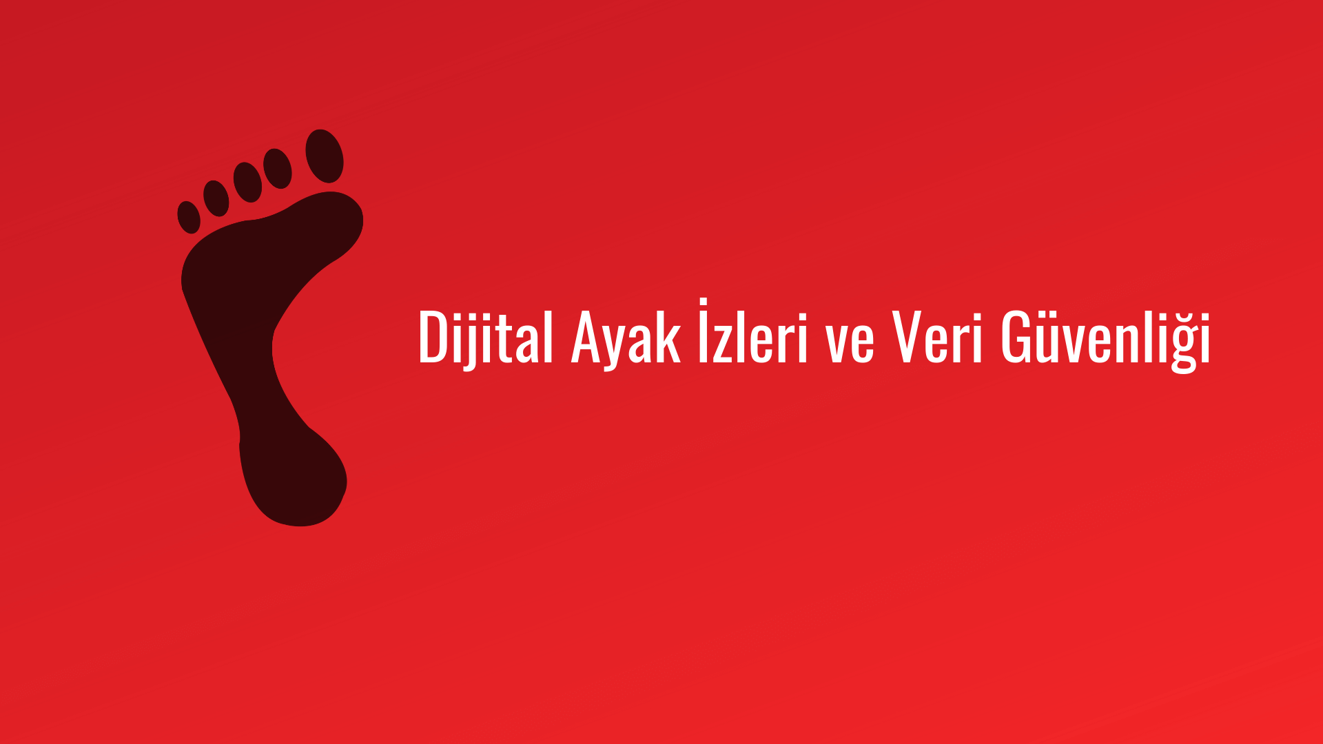 Dijital Ayak İzleri ve Veri Güvenliği